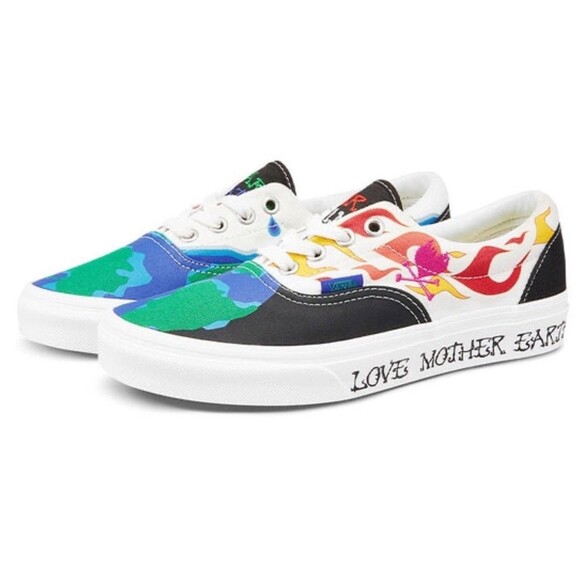 NEW VANS Womens Size 6 Mother Earth Era Elements Sneakers Multicolor Embroidered - Picture 1 of 9